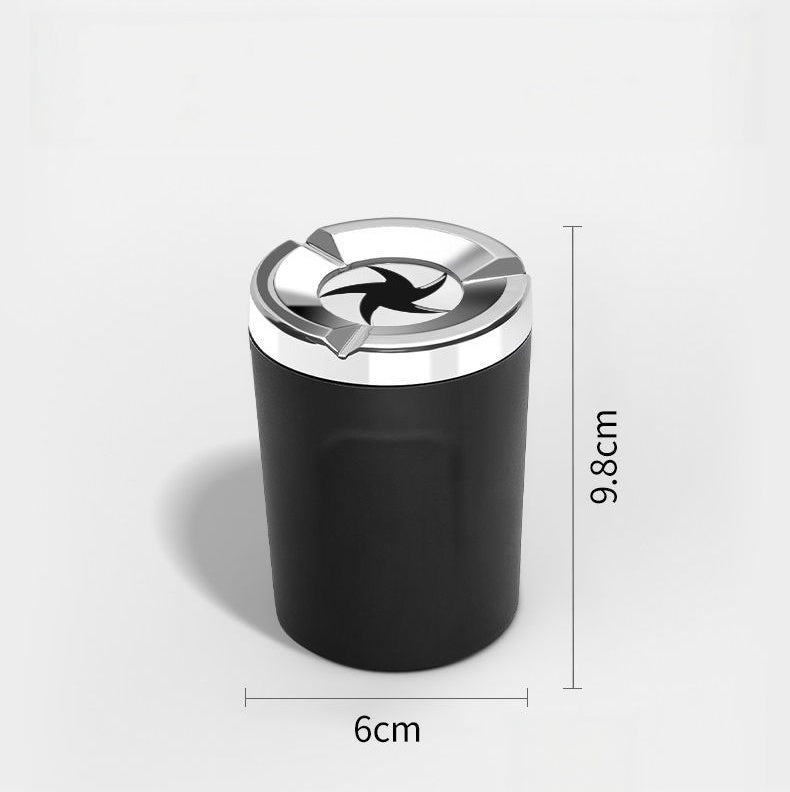 Rotating Car Ashtray with Ceramic Inner Liner