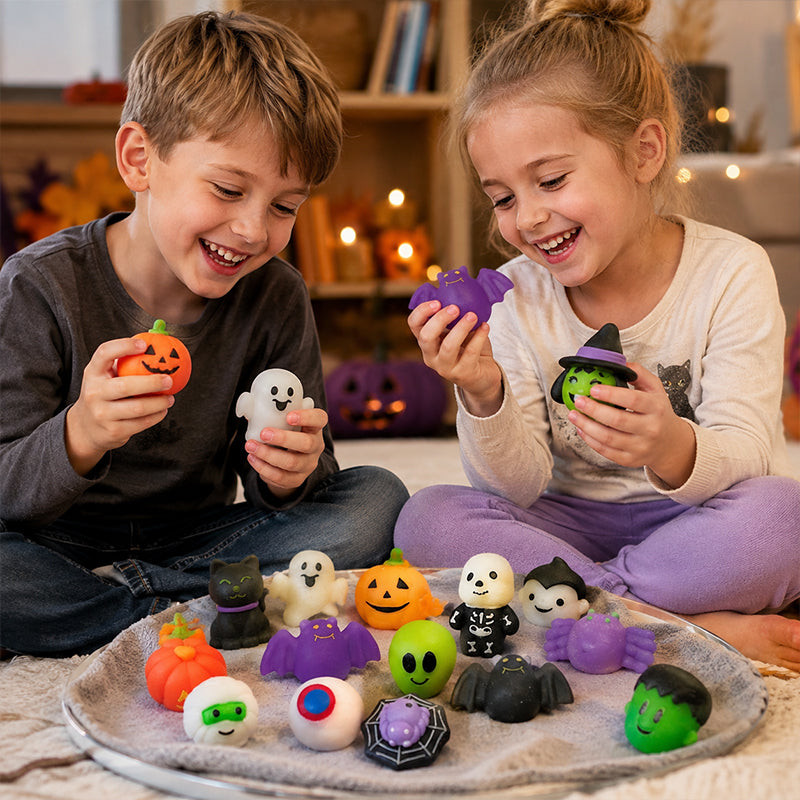 Halloween Squishies Stress Relief Toy Set