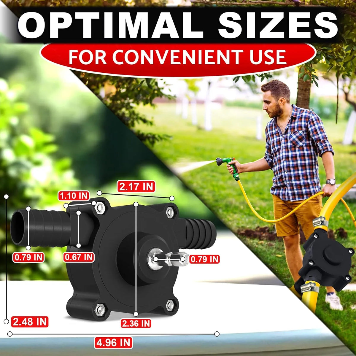 Portable Electric Drill Pump