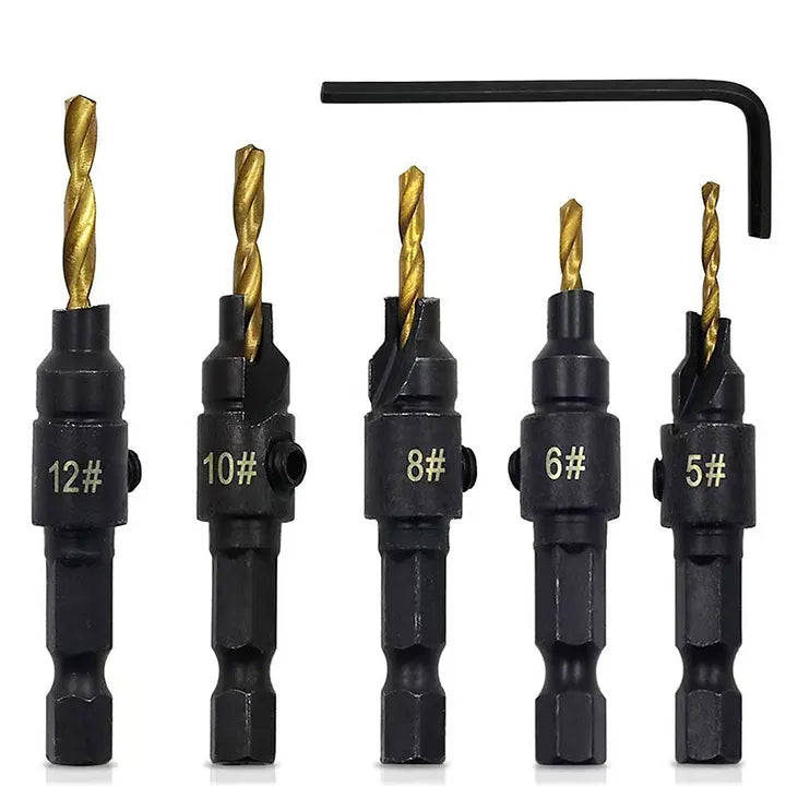 Premium HSS countersunk drill set