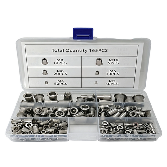 165pcs M3-M10 rivet nut kit