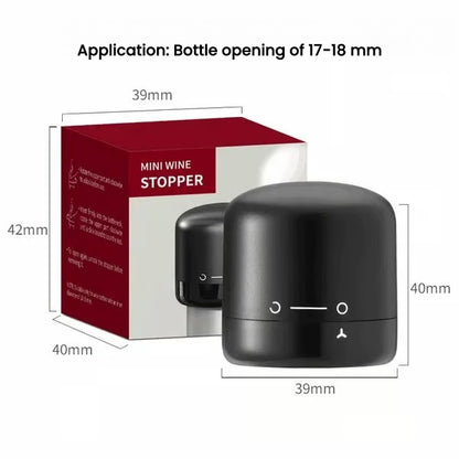 Mini red wine stopper