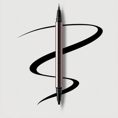 Dual-Tip Long-Lasting Liquid Eyeliner
