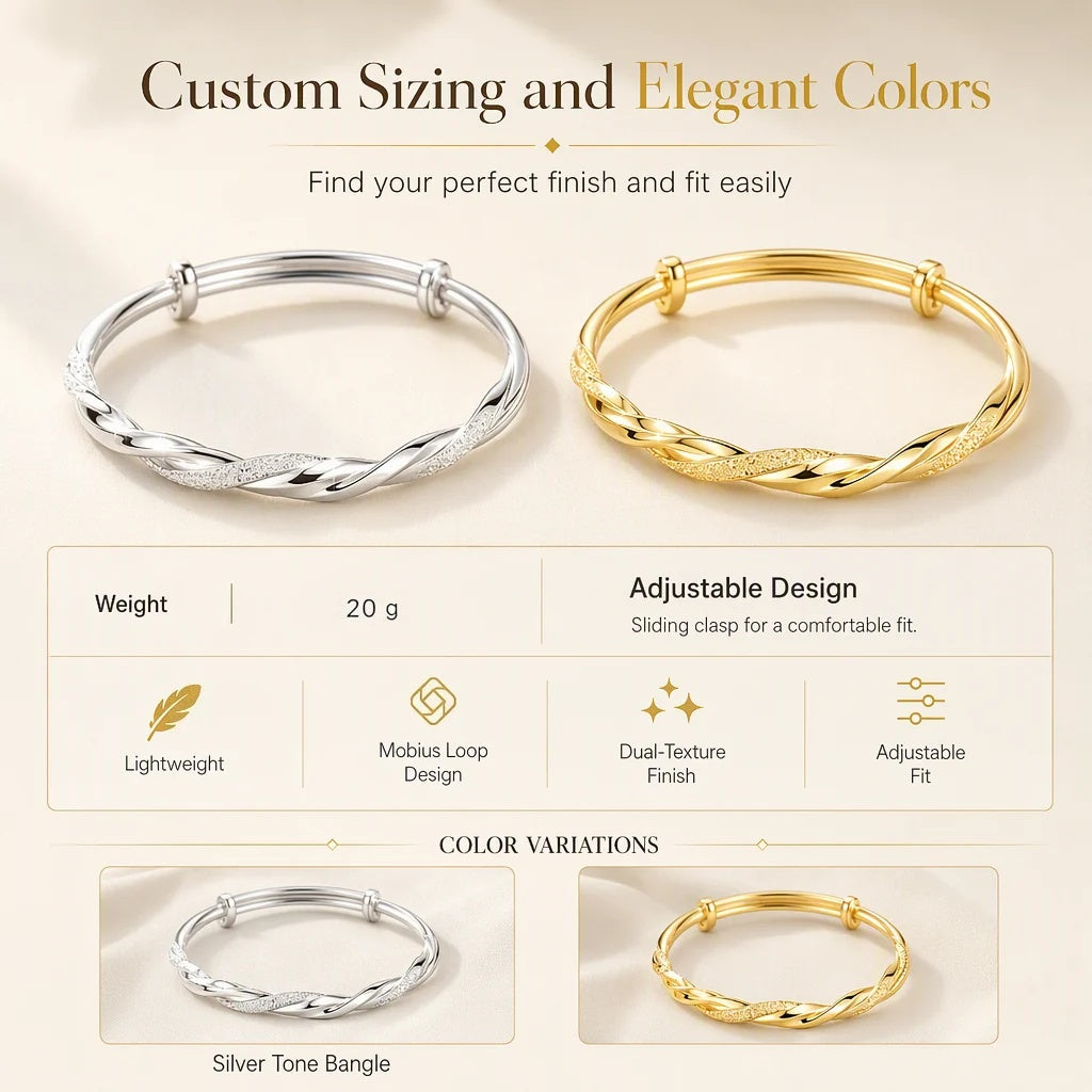 Elegant Mobius Loop Jewelry – Minimalist Fashion Gift for Women
