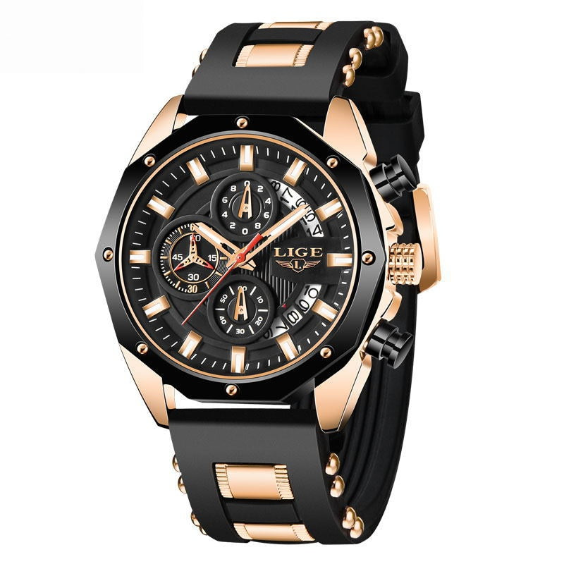 Men's Outdoor Waterproof Sport Quartz Watch