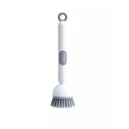 Kitchen long handled rotating pot brush