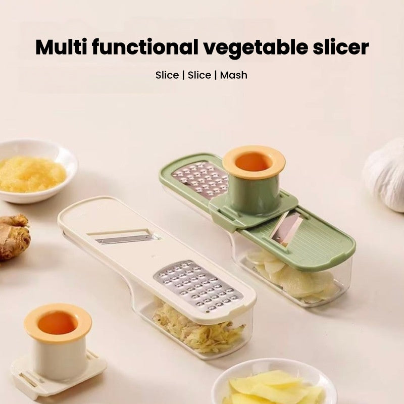 Multifunctional Garlic Grinder & Mandoline Slicer