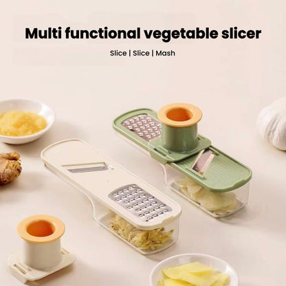 Multifunctional Garlic Grinder & Mandoline Slicer