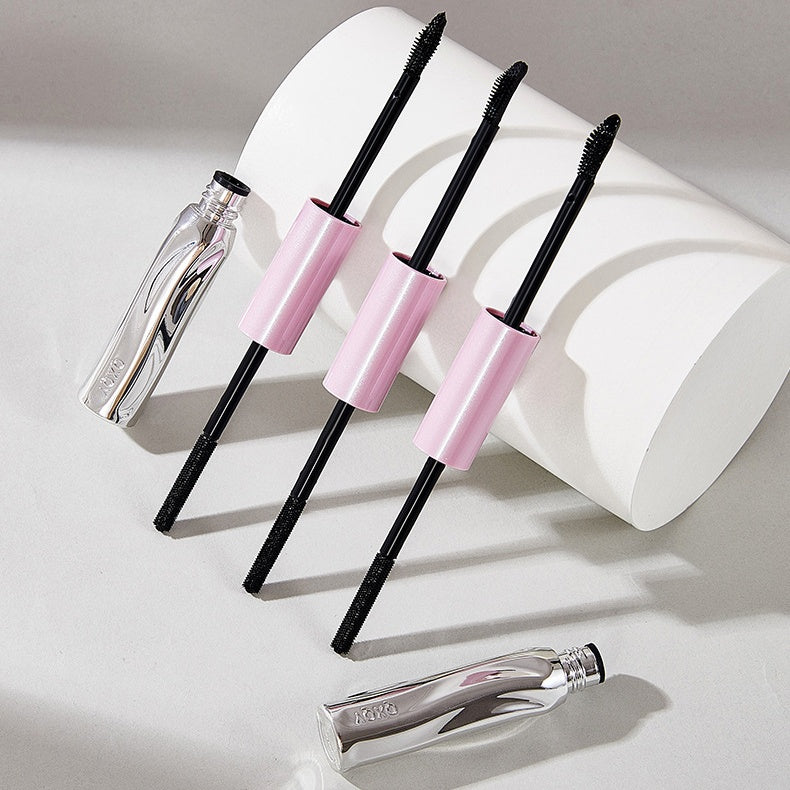 2‑in‑1 Volumizing & Curling Mascara – Waterproof, Clump-Free, Long Lasting