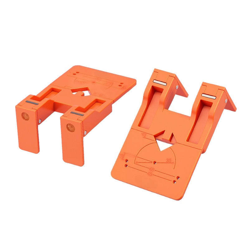 Cabinet Door Hinge Drilling Guide – Magnetic Clamp, Precise Alignment, 35mm