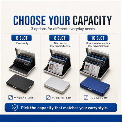 RFID Blocking Metal Card Holder