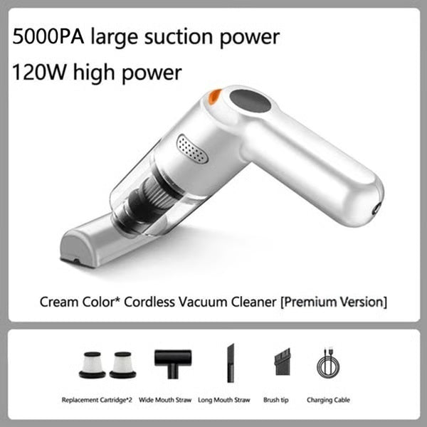 High-Power Cordless Vacuum Cleaner Kit for Car