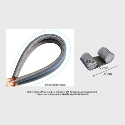 Wear Resistant Leather Under Door Draft Stopper Windproof and Insect Proof Bedroom Door Bottom Seal Strip