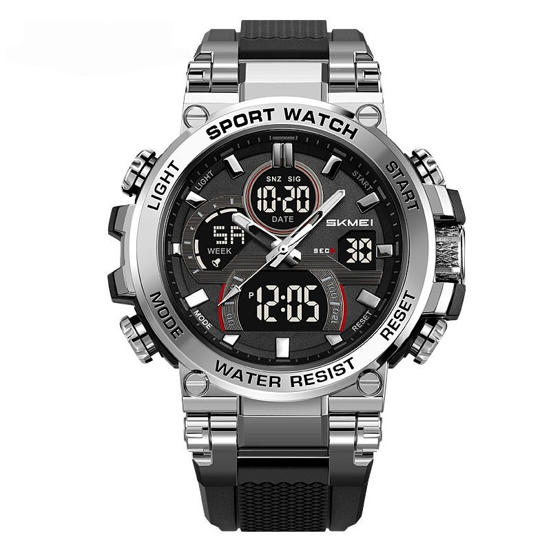 Tactical Style 50M Waterproof Multifunctional Digital Sports Watch