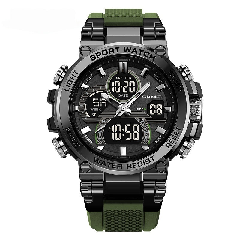Tactical Style 50M Waterproof Multifunctional Digital Sports Watch