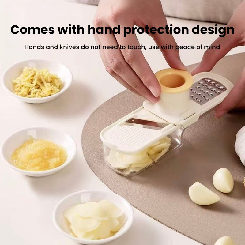 Multifunctional Garlic Grinder & Mandoline Slicer