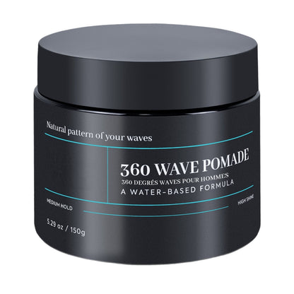 Wave Pomade Medium Hold Water Based High Shine Hair Wax
