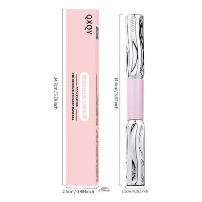 2‑in‑1 Volumizing & Curling Mascara – Waterproof, Clump-Free, Long Lasting