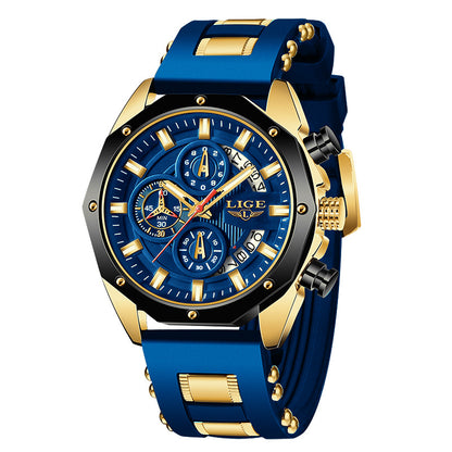Men's Outdoor Waterproof Sport Quartz Watch