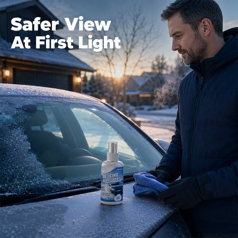 Fast-actingcar de-icer spray