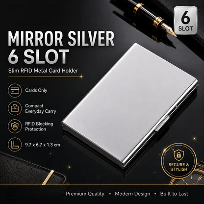 RFID Blocking Metal Card Holder