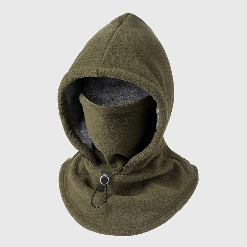 Fleece Double Layer Integrated Hat