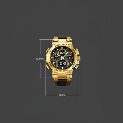 Tactical Style 50M Waterproof Multifunctional Digital Sports Watch