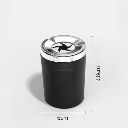 Rotating Car Ashtray with Ceramic Inner Liner