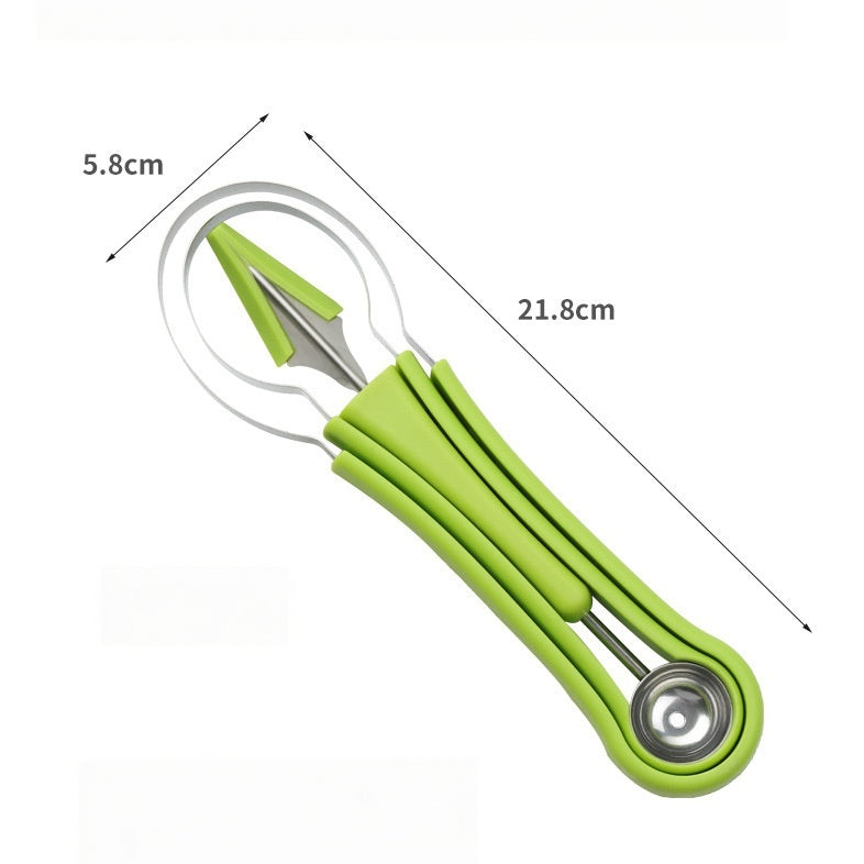 3-in-1 Stainless Steel Melon Baller Scoop Tool Kit