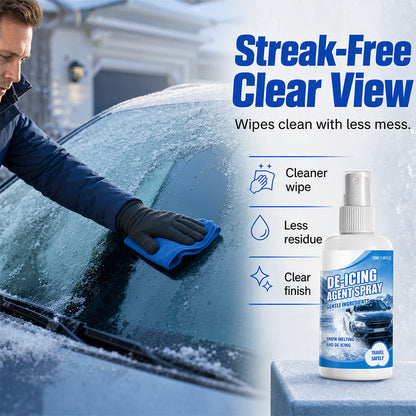 Fast-actingcar de-icer spray