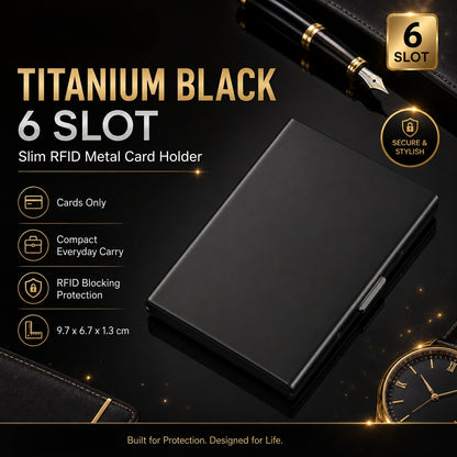 RFID Blocking Metal Card Holder