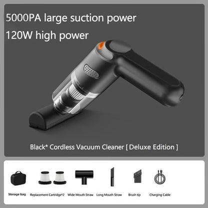 High-Power Cordless Vacuum Cleaner Kit for Car