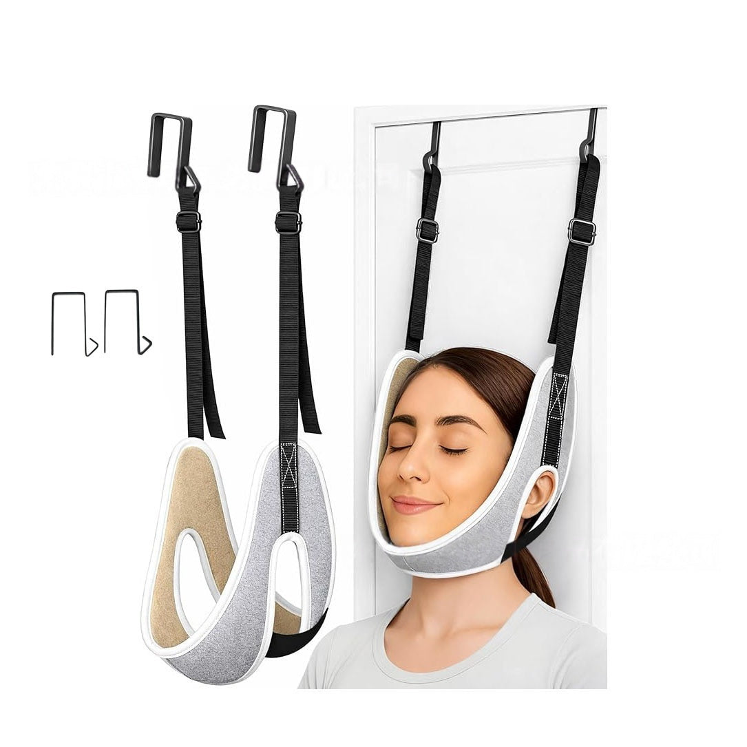 Over-the-Door Neck Stretching Sling | Adjustable for Daily Home Stretching