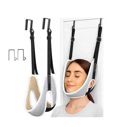 Over-the-Door Neck Stretching Sling | Adjustable for Daily Home Stretching