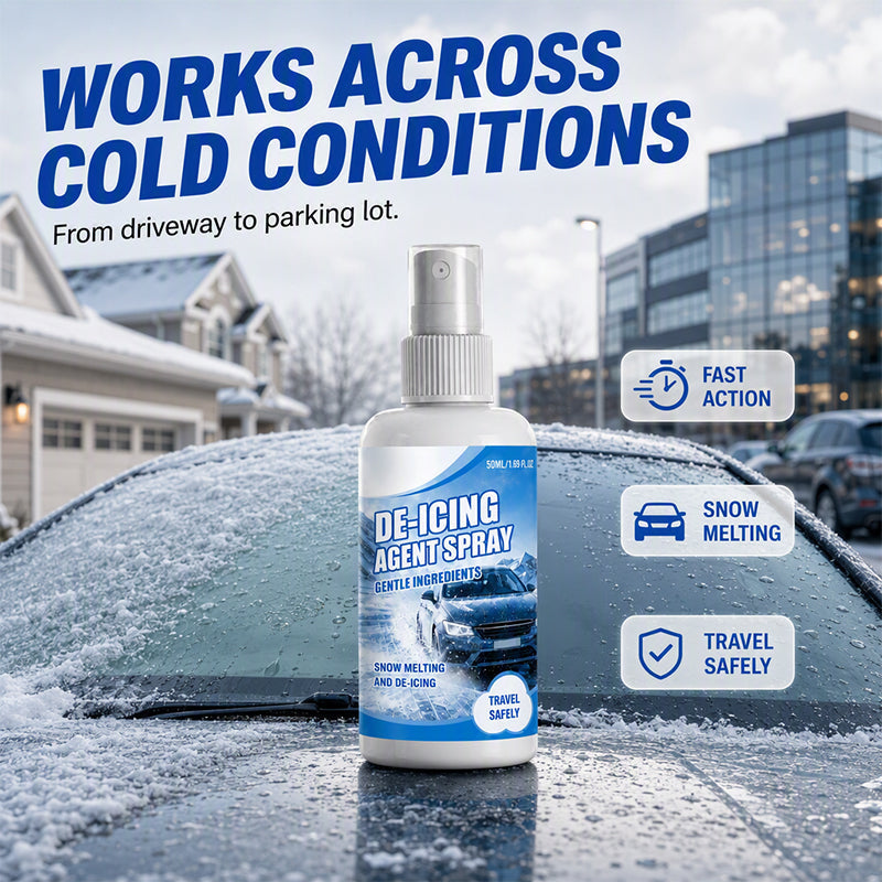 Fast-actingcar de-icer spray