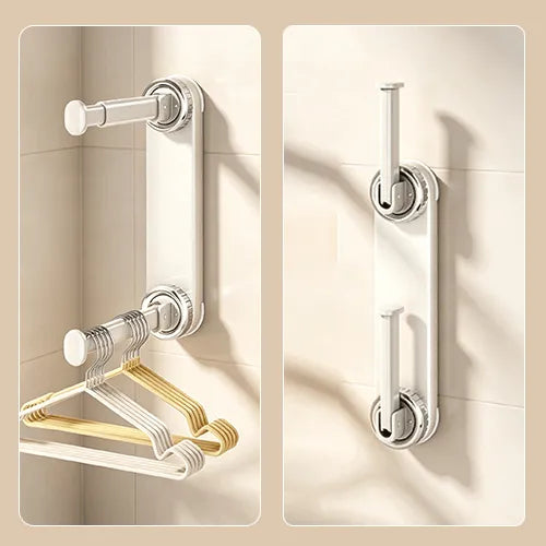 Suction Cup Clothes Hanger Organizer