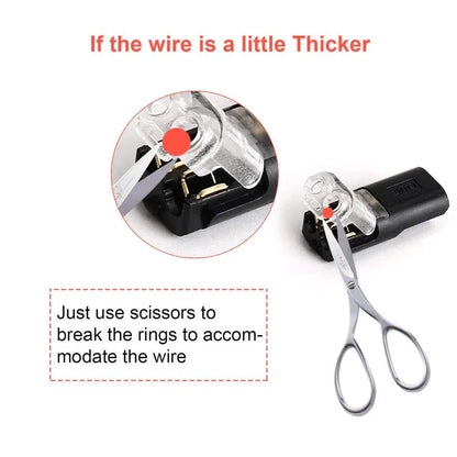 Dual-Wire Push-In Connector