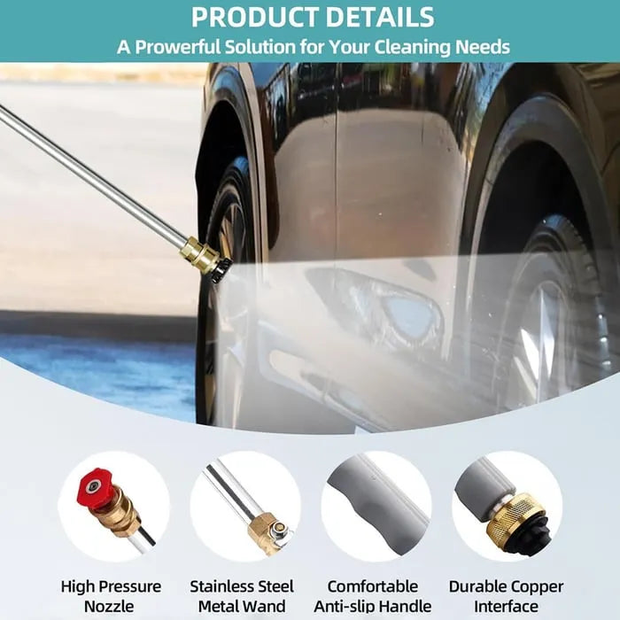 Jet Nozzle Power Washer for Garden Hose – Turn Your Hose Into a High-Pressure Cleaning Machine