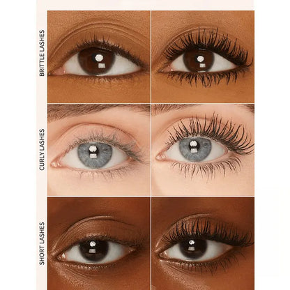 All-Day Beautiful Lashes, Smudge-Proof! Waterproof Fiber Mascara for Natural Volume (Buy 1 Get 1 FREE)