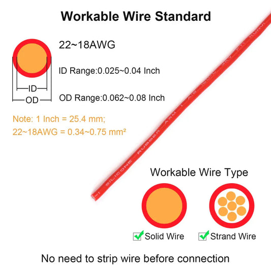 Dual-Wire Push-In Connector