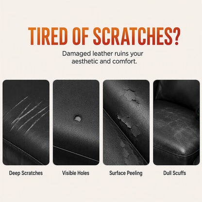 Leather Scratch Repair Cream for Worn Furniture and Seats