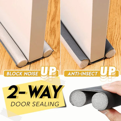 Wear Resistant Leather Under Door Draft Stopper Windproof and Insect Proof Bedroom Door Bottom Seal Strip