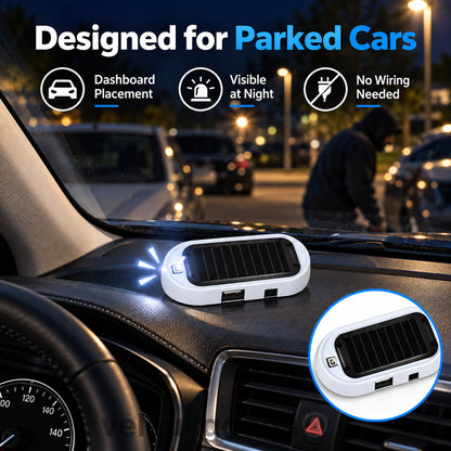 Stop Car Break‑Ins! Solar Flashing LED Light Scares Thieves Away