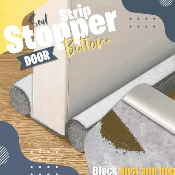 Wear Resistant Leather Under Door Draft Stopper Windproof and Insect Proof Bedroom Door Bottom Seal Strip