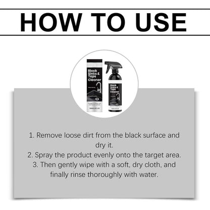 Limescale Cleaner Spray for Black Sinks, Faucets & Fixtures