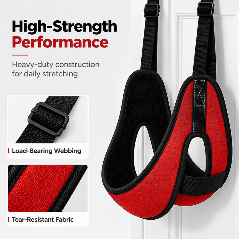 Over-the-Door Neck Stretching Sling | Adjustable for Daily Home Stretching