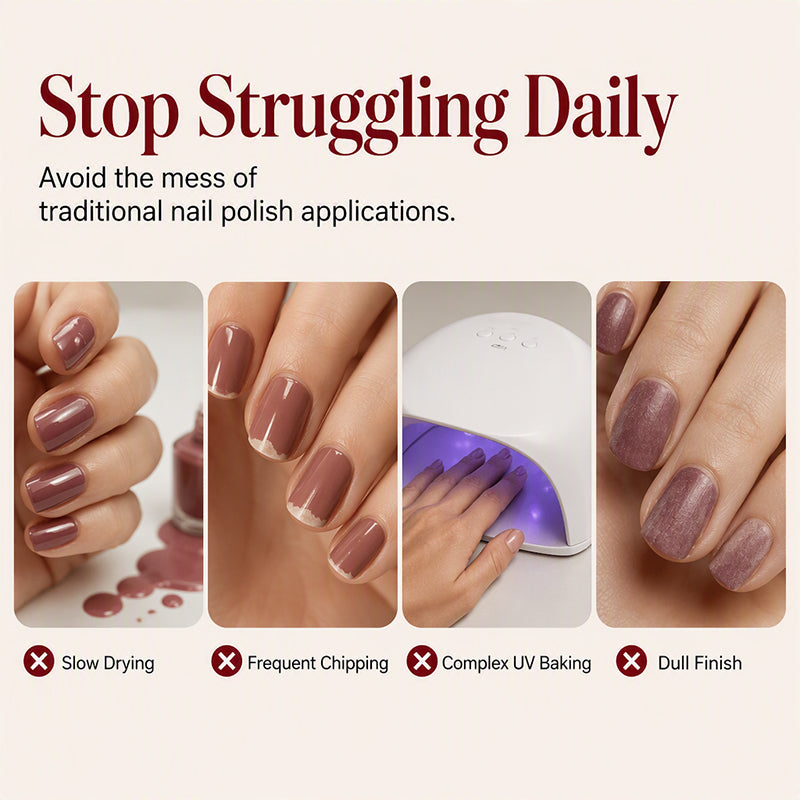 Quick Dry Metallic Nail Polish