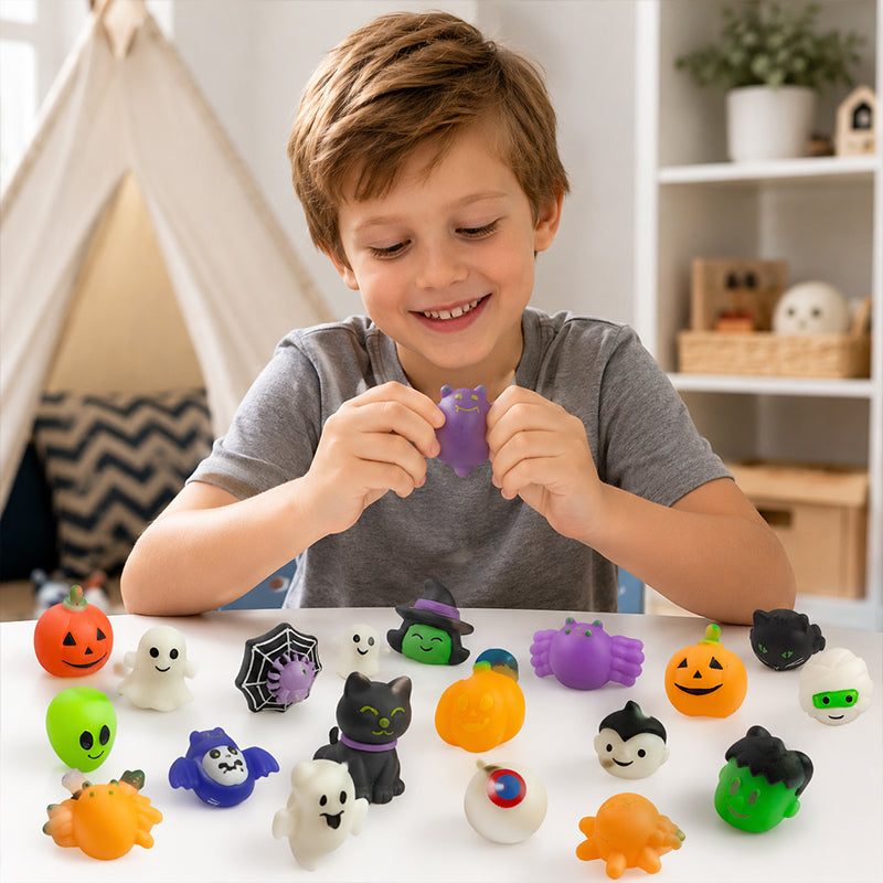 Halloween Squishies Stress Relief Toy Set