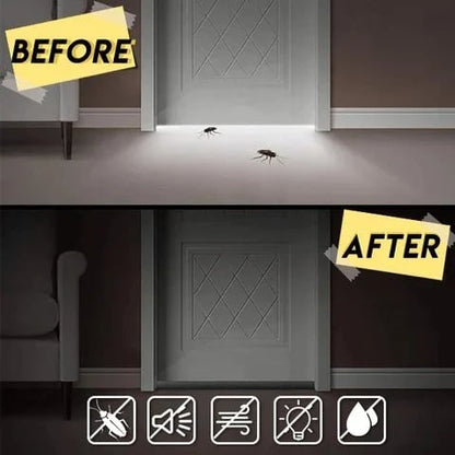 Wear Resistant Leather Under Door Draft Stopper Windproof and Insect Proof Bedroom Door Bottom Seal Strip