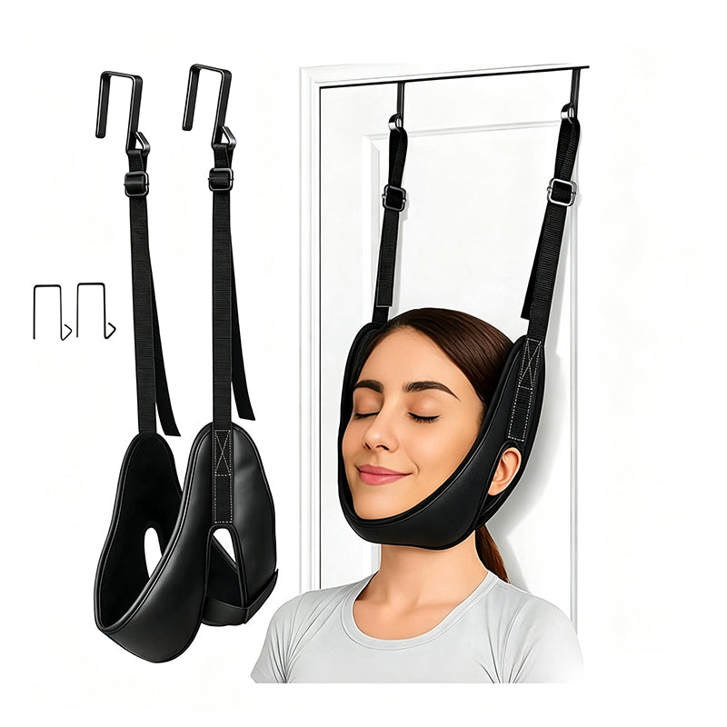 Over-the-Door Neck Stretching Sling | Adjustable for Daily Home Stretching